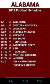 game pic for Alabama 2012 Football Schedule